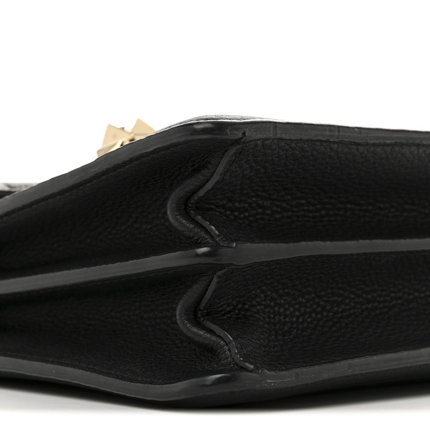 Valentino Garavani Grainy Calfskin Medium VLTN Uptown Shoulder Bag Black 8 of 12