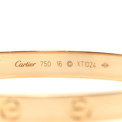 Cartier 18K Yellow Gold LOVE Bracelet 16 5 of 5