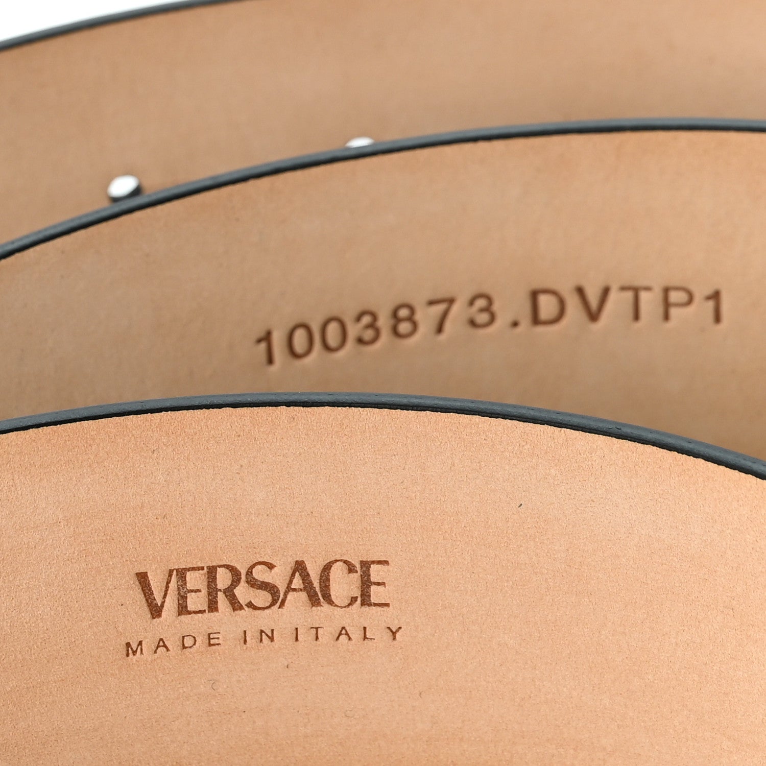 Versace Calfskin Palazzo Medusa Belt 130 52 Green 5 of 5
