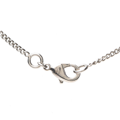 Chanel Crystal Timeless CC Necklace Silver 5 of 5