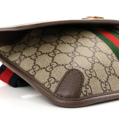 Gucci GG Supreme Monogram Web Small Ophidia Belt Bag Brown 9 of 10