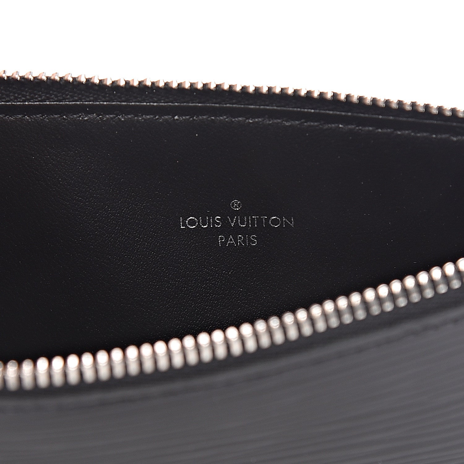 Louis Vuitton Epi Felicie Chain Wallet Zippered Insert Black 6 of 6