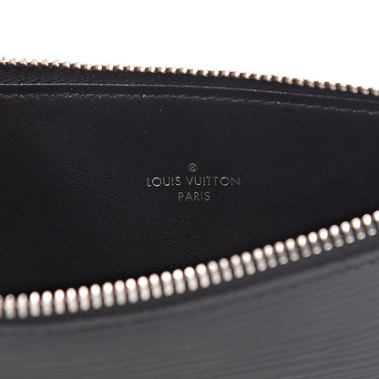 Louis Vuitton Epi Felicie Chain Wallet Zippered Insert Black 6 of 6