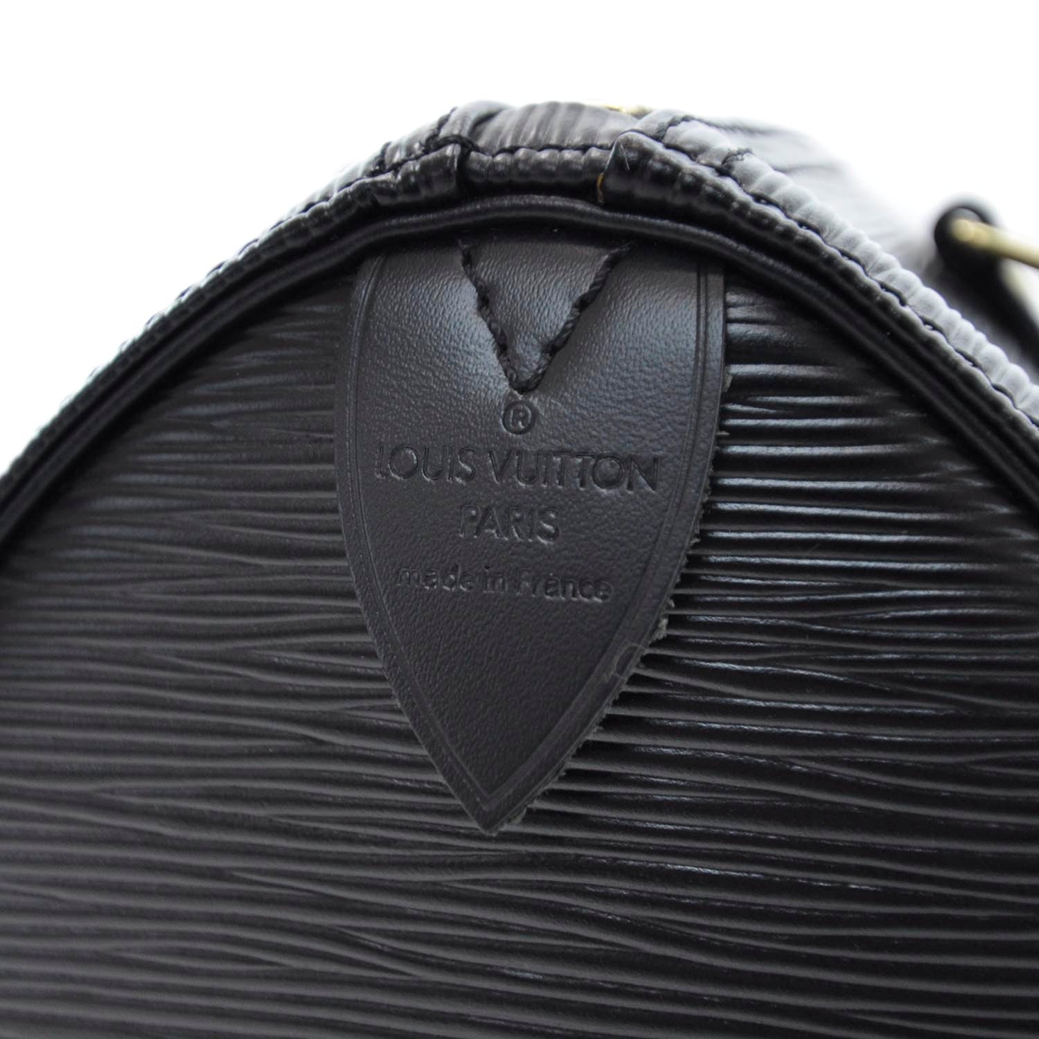 Louis Vuitton Epi Speedy 25 Black 6 of 11