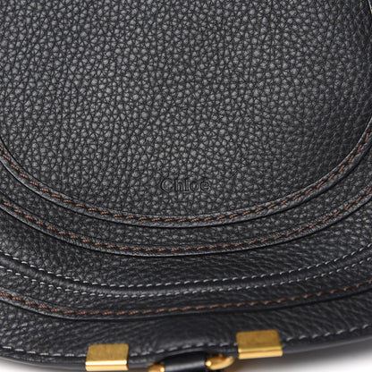 Chloe Calfskin Medium Marcie Round Crossbody Bag Black 11 of 11