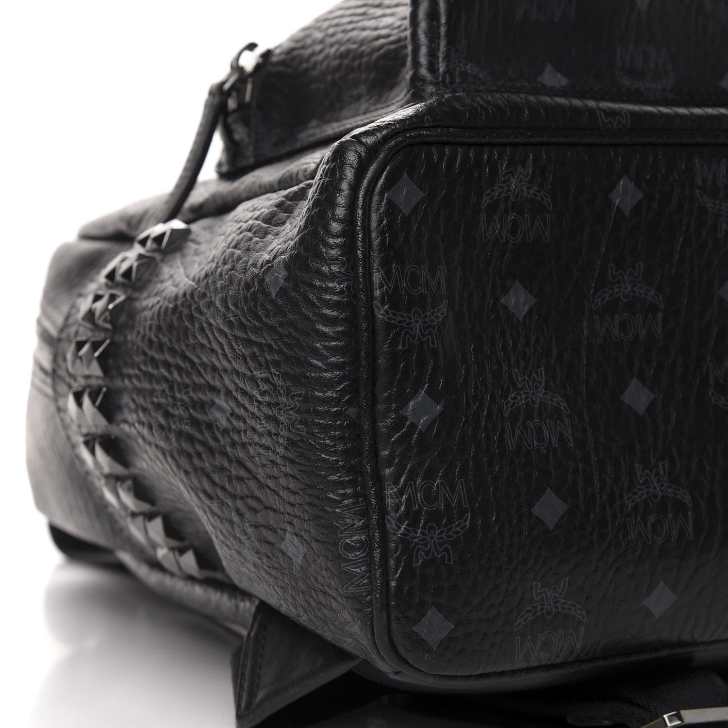 MCM Visetos Medium Stark Backpack Black 5 of 11
