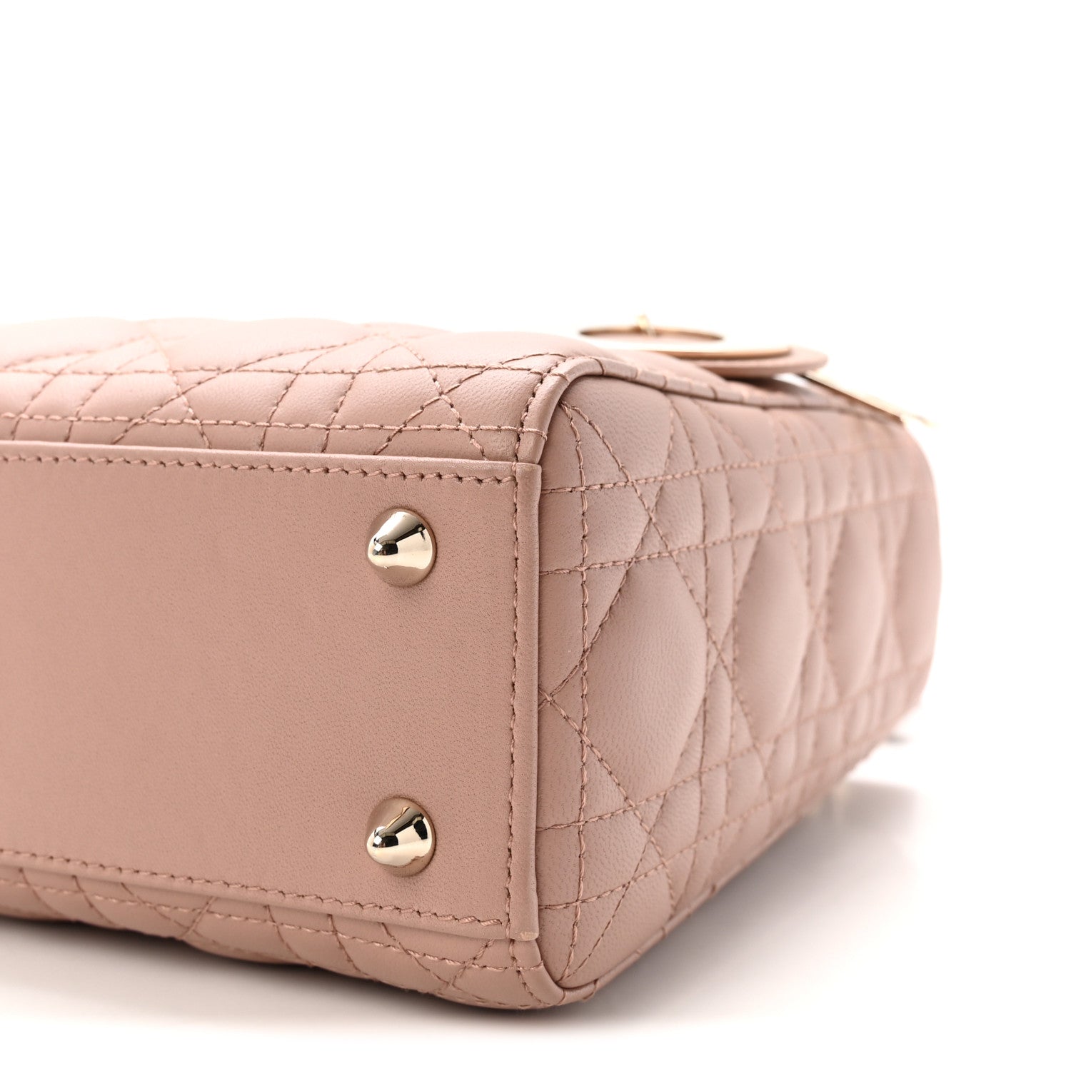 Christian Dior Lambskin Cannage Small Lucky Badges My Lady Dior Fard 9 of 9