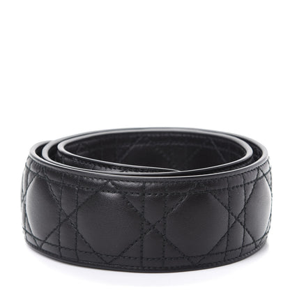 Christian Dior Lambskin Cannage Shoulder Strap Black 2 of 5