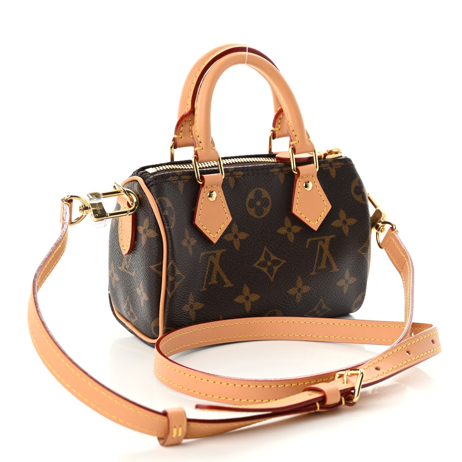 Louis Vuitton Monogram Vivienne Ice Skating Nano Speedy Bandouliere Pink 3 of 9