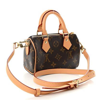 Louis Vuitton Monogram Vivienne Ice Skating Nano Speedy Bandouliere Pink 3 of 9