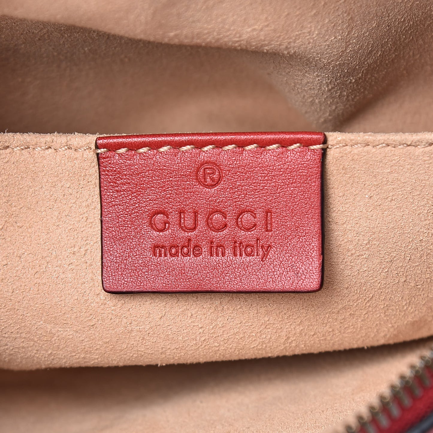 Calfskin Matelasse GG Marmont Belt Bag 75 30 Hibiscus Red