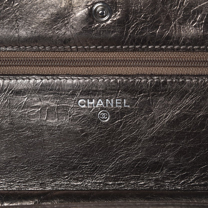 Chanel Metallic Aged Calfskin Quilted Reissue Wallet On Chain WOC Bronze 6 of 8