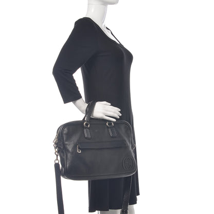 Gucci Pebbled Calfskin Soho Briefcase Black 3 of 19
