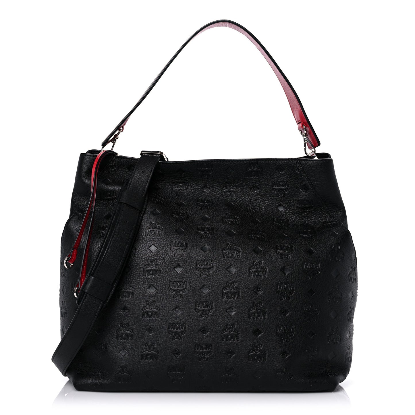 Calfskin Ottomar Large Klara Hobo Black