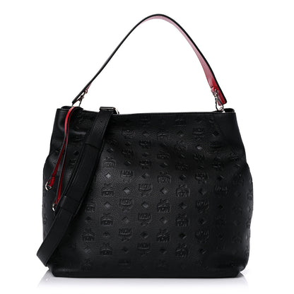 MCM Calfskin Ottomar Large Klara Hobo Black 1 of 12