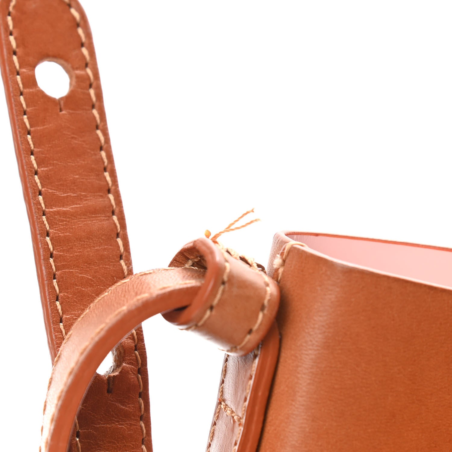 Mansur Gavriel Calfskin Mini Bucket Bag Cammello Rosa 13 of 14