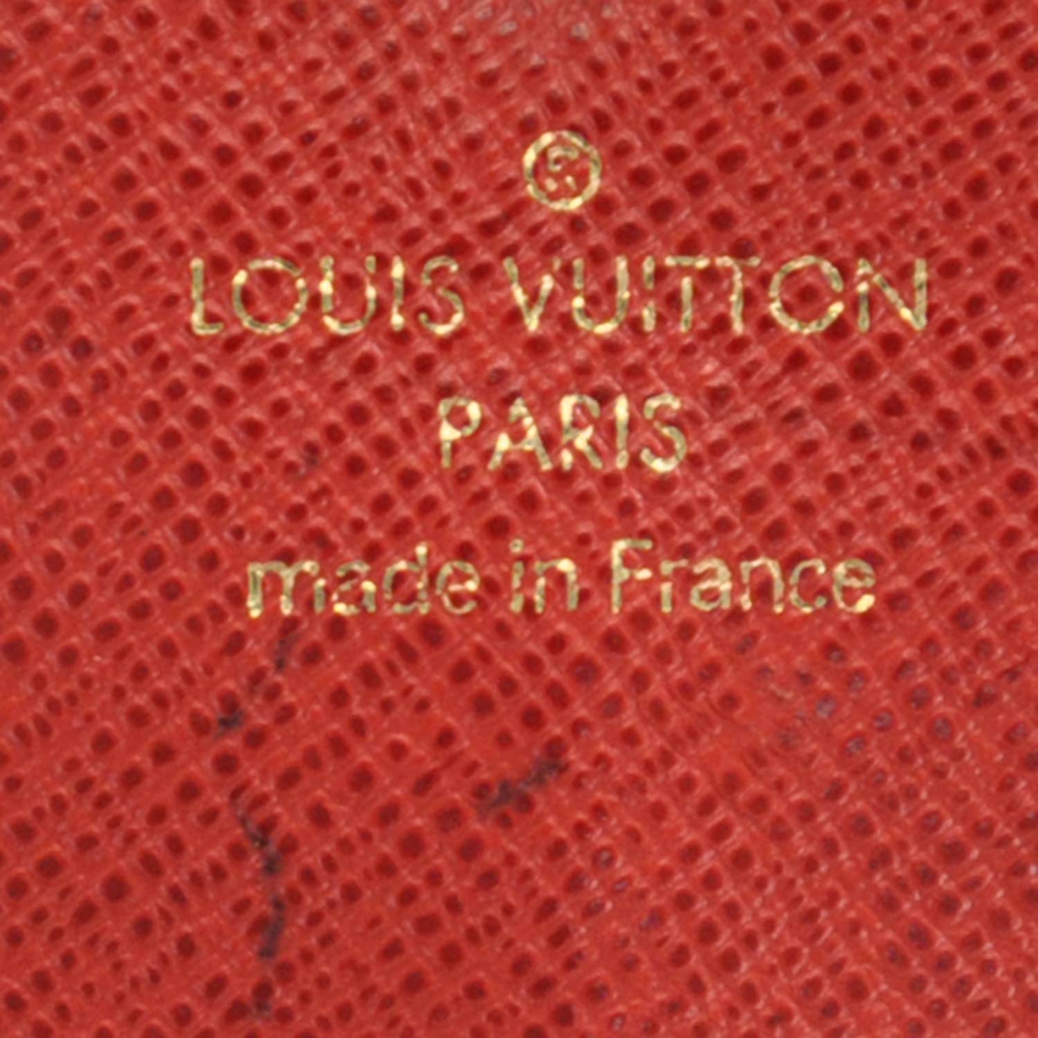Louis Vuitton Monogram Groom Sarah Wallet Red 9 of 10