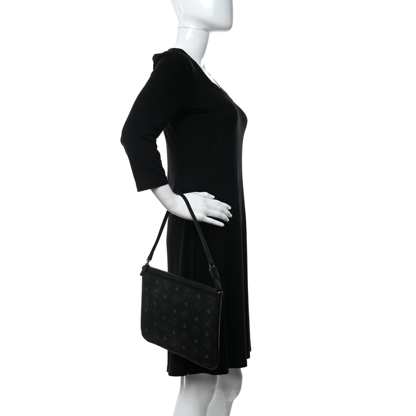 Visetos Liz Shopper Tote Pouch Black