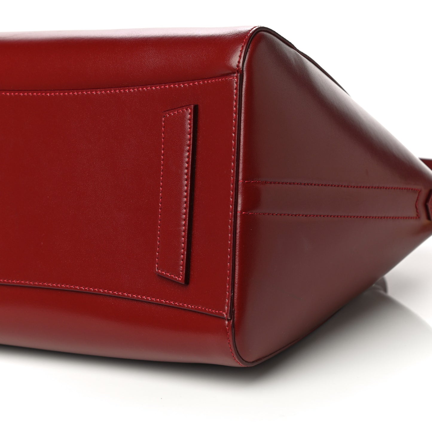 Shiny Lord Calfskin Medium Antigona Burgundy