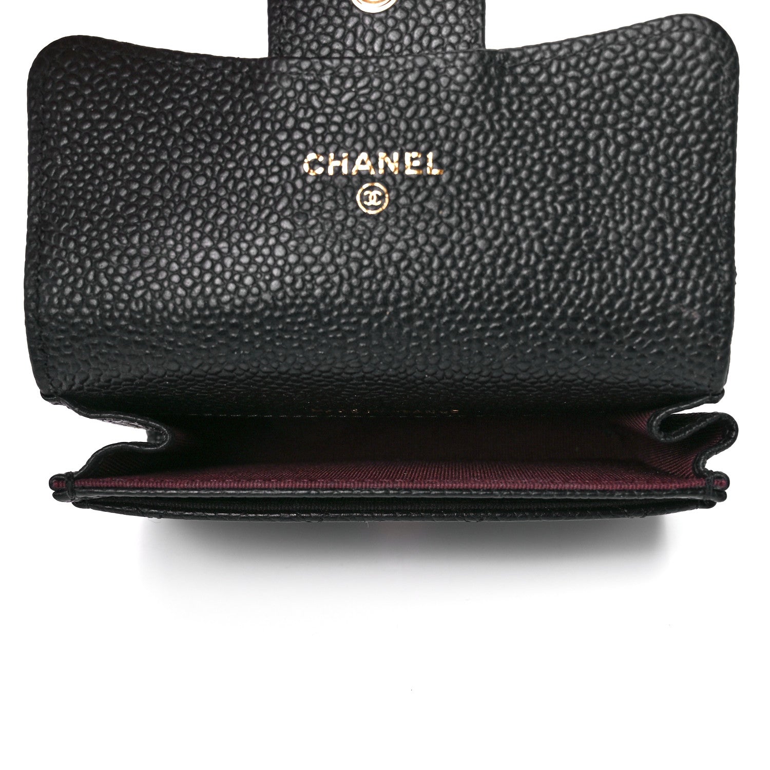 Chanel Caviar Quilted Flap Card Holder Wallet Black 5 of 13