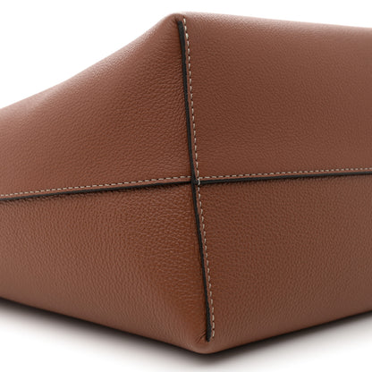 Celine Grained Calfskin Triomphe Medium Cabas Anais  Tan 10 of 11