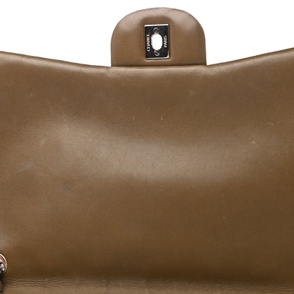 Chanel Patent Quilted Maxi Single Flap Brown 12 of 17