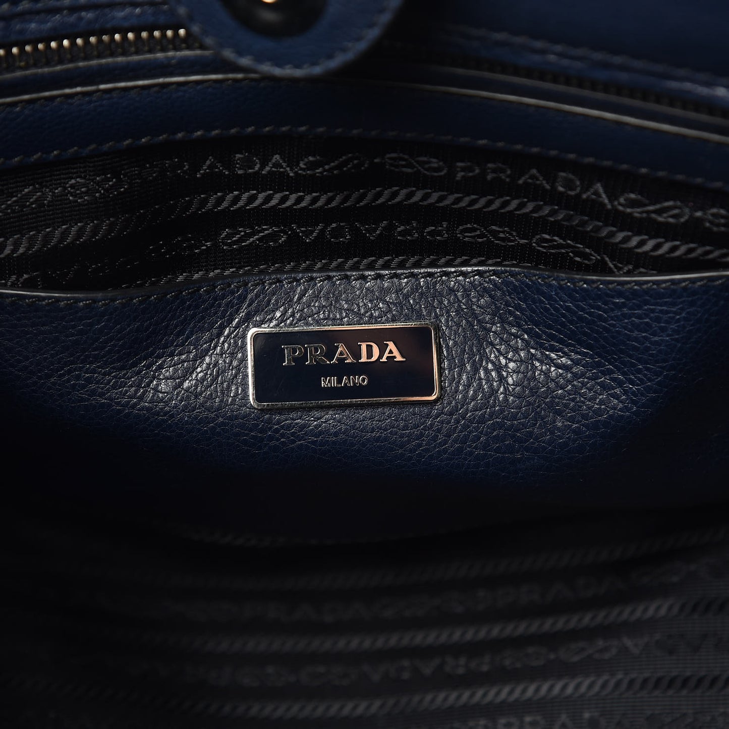Glace Calf Small Twin Pocket Tote Baltico