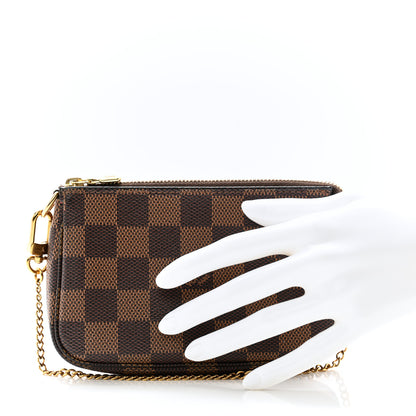 Louis Vuitton Damier Ebene Mini Pochette Accessories 2 of 8