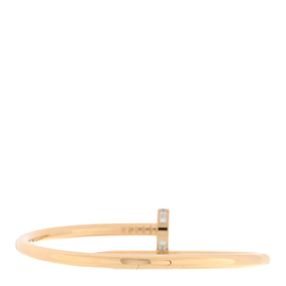 Cartier 18K Yellow Gold Diamond Juste Un Clou Bracelet 16 2 of 4