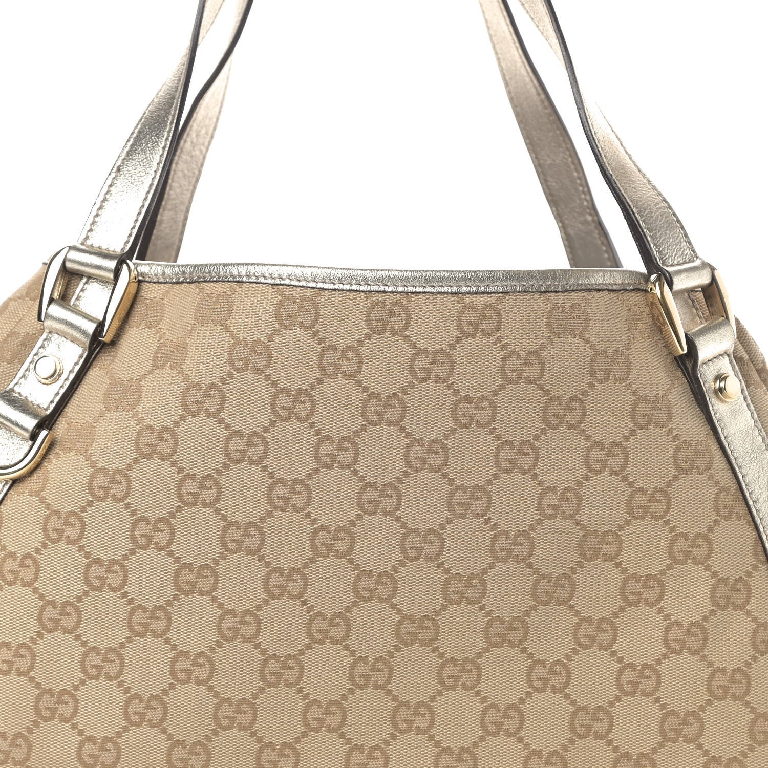 Gucci Monogram Medium Abbey Shoulder Bag Gold 9 of 12