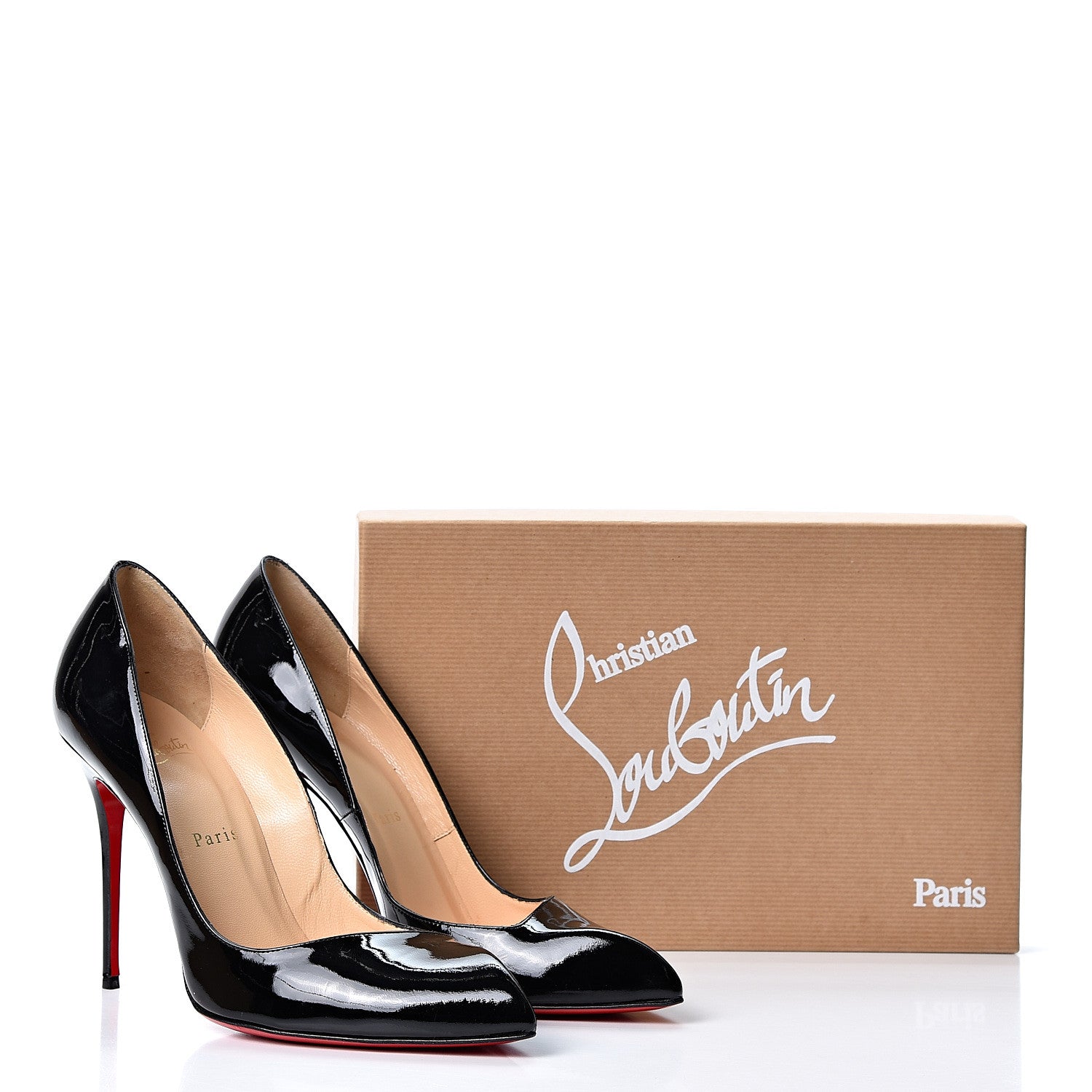 Christian Louboutin Patent Corneille 100 Pumps 40.5 Black 10 of 10