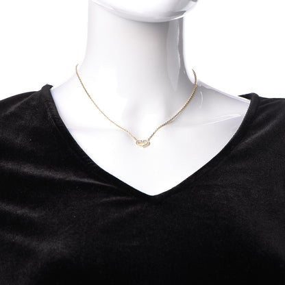 Cartier 18K Yellow Gold Diamond Hearts And Symbols Pendant Necklace 2 of 6