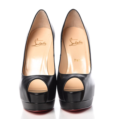 Christian Louboutin Kid Palais Royal 140 Pumps 37.5 Black 2 of 8