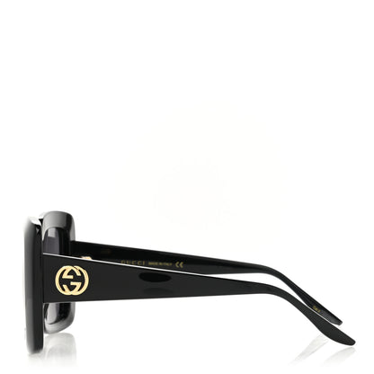 Gucci Acetate Square Frame Sunglasses GG0053S Black 2 of 7