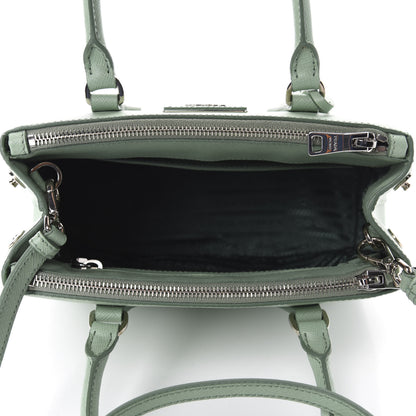 Prada Saffiano Lux Small Galleria Double Zip Tote Acquamarina 5 of 10