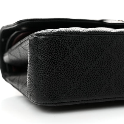 Chanel Caviar Quilted Medium Double Flap Black 9 of 11