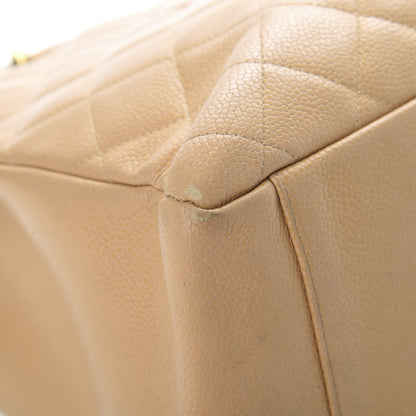 Chanel Caviar Quilted Grand Shopping Tote GST Beige 8 of 22
