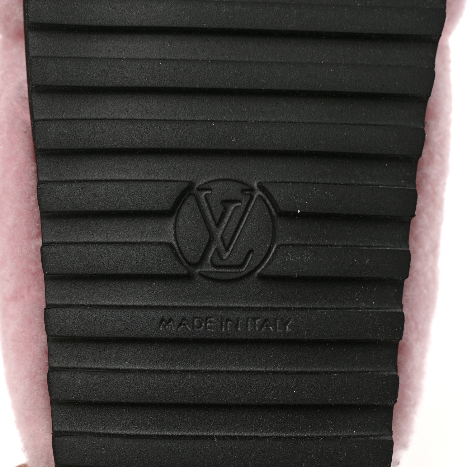 Louis Vuitton Shearling Paseo Sandals 40 Pink 6 of 8