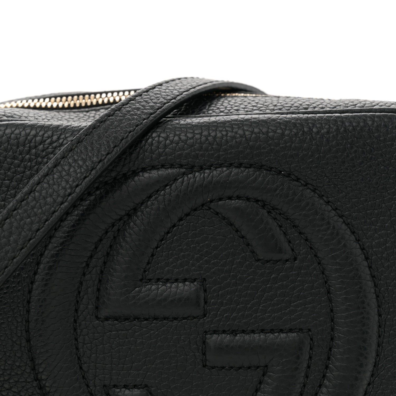 Gucci Pebbled Calfskin Small Soho Disco Bag Black 8 of 13