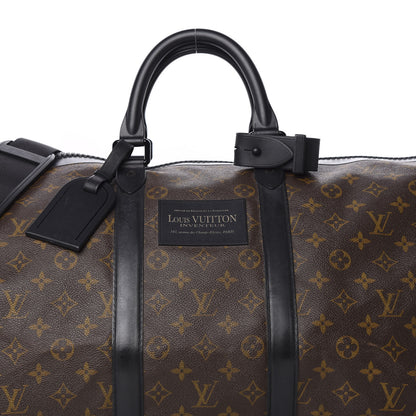 Louis Vuitton Monogram Waterproof Keepall Bandouliere 55 9 of 11