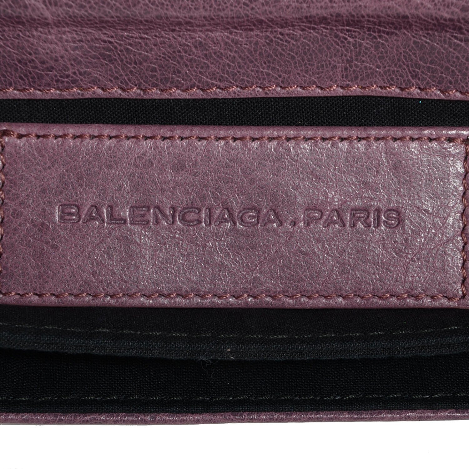 Balenciaga Agneau Giant 21 Silver Hardware Envelope Clutch Murier 8 of 11