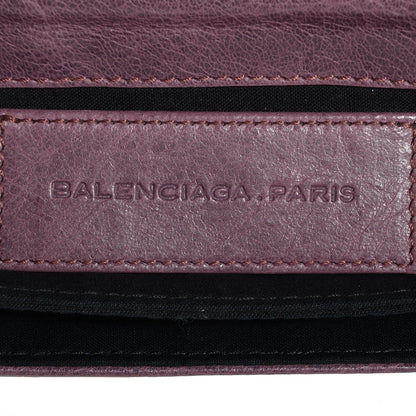 Balenciaga Agneau Giant 21 Silver Hardware Envelope Clutch Murier 8 of 11