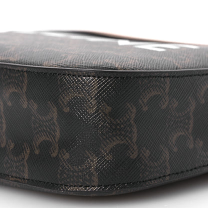 Celine Triomphe Canvas Small Camera Bag Tan 10 of 10