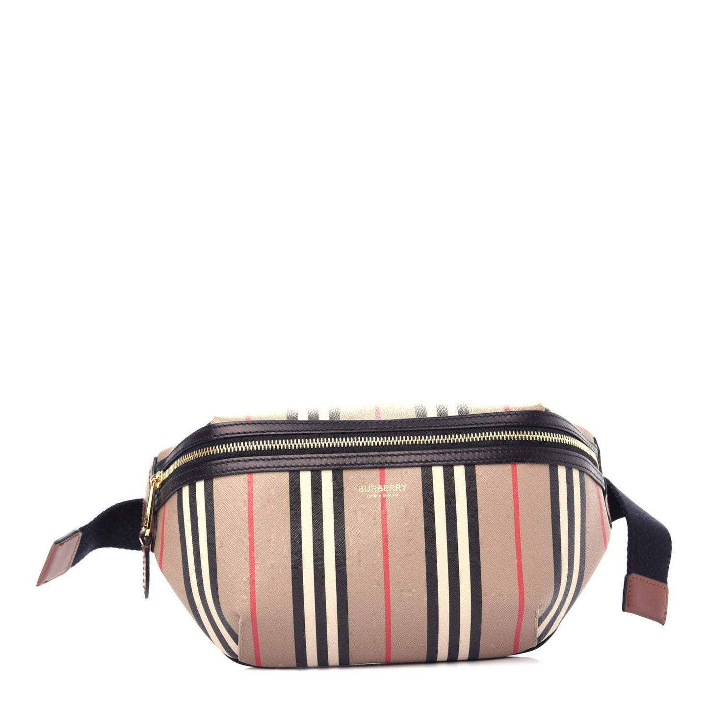 E-Canvas Icon Stripe Sonny Bum Bag Archive Beige
