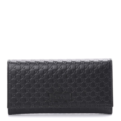 Gucci Soft Microguccissima Continental Wallet Black 1 of 7