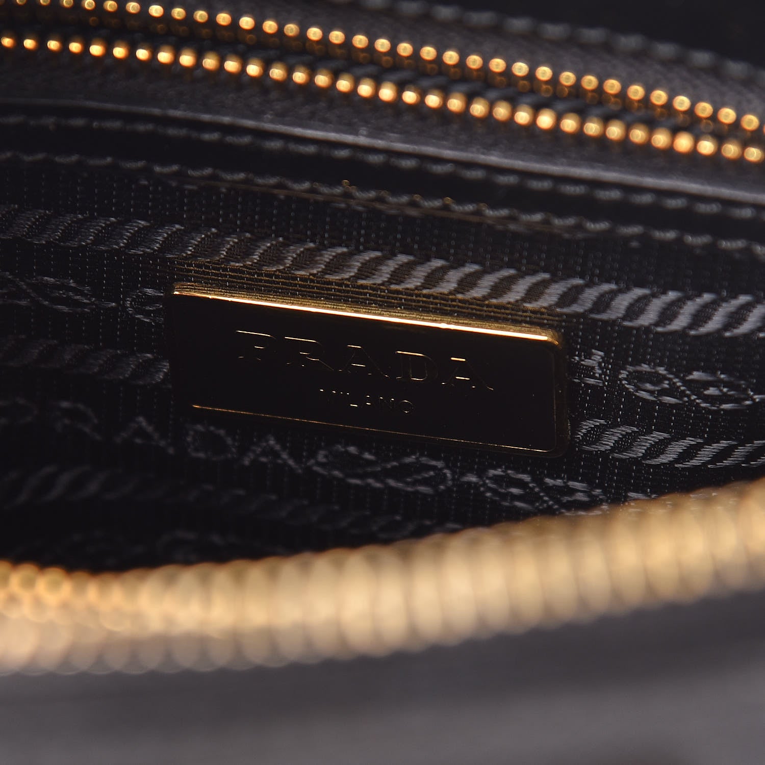 Prada Saffiano Vernice Small Promenade Tote Black 9 of 13