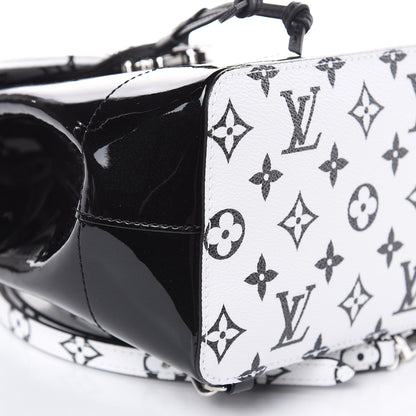 Louis Vuitton Patent Monogram Hot Springs Backpack Black White 7 of 9