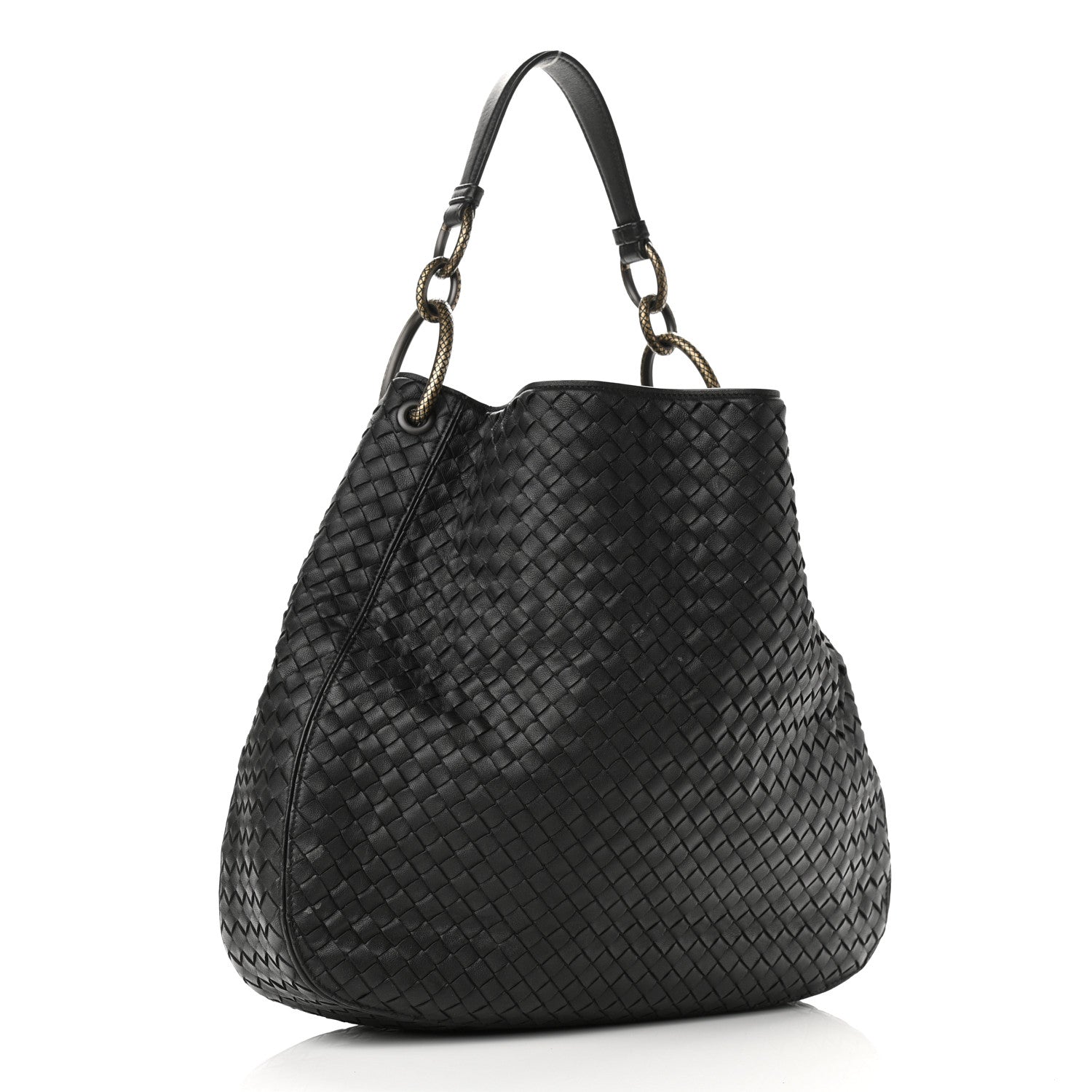 Bottega Veneta Nappa Intrecciato Medium Loop Black 3 of 12