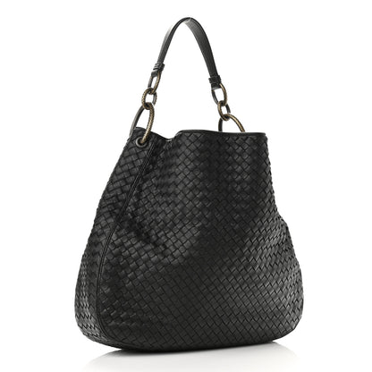 Bottega Veneta Nappa Intrecciato Medium Loop Black 3 of 12