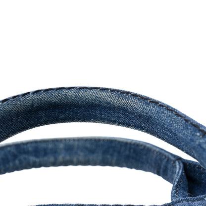 Prada Denim Logo Tote Bleu 12 of 12